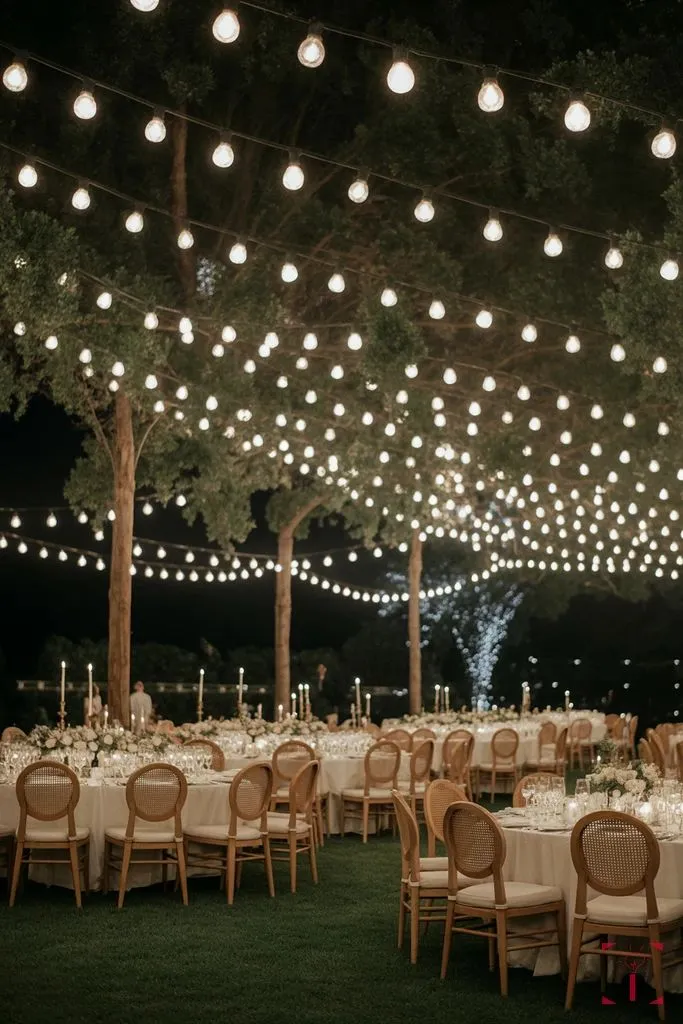 Varal de Luzes Com Lâmpadas Leitosas 10 metros