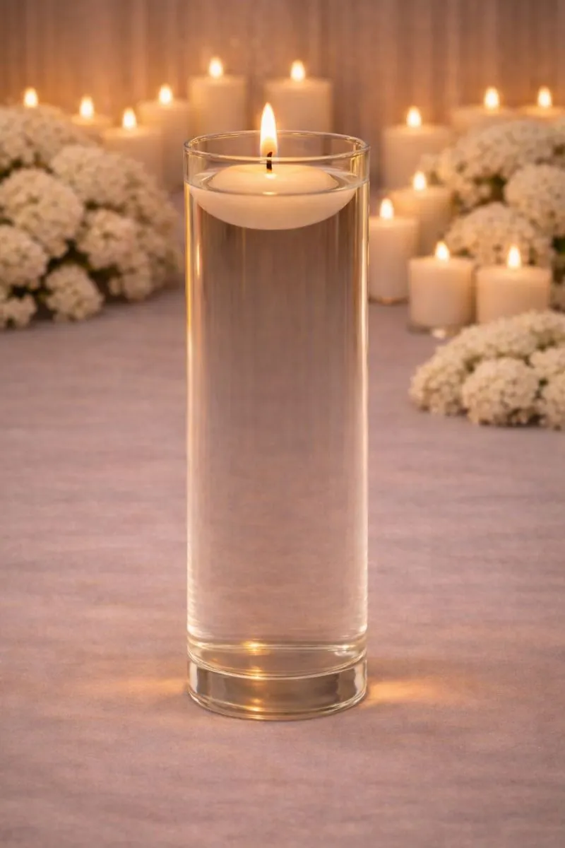 Cilindro de Vidro 6,5cm x 30cm x 30cm