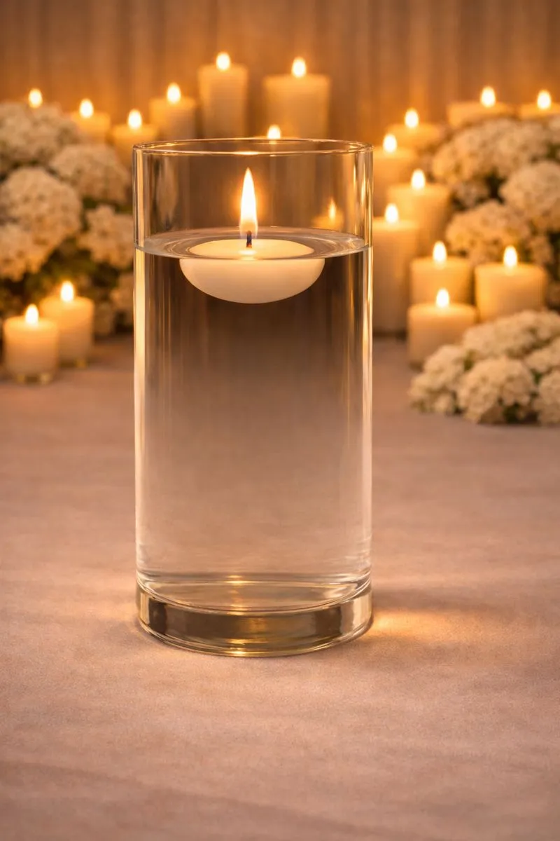 Cilindro de Vidro 6cm x 15cm x 15cm