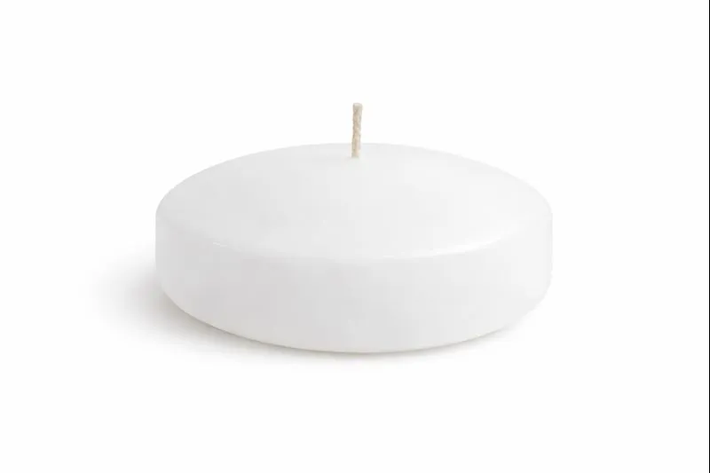 Vela Flutuante Rechaud Branca 18h